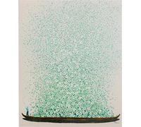 Kare Design Canvas Picture Flower Boat, Beige, Green, Canvas Wall Art, Acrylic Paint, Handpainted Details, Solid Wood Frame, Home Decor for Living Room, Bedroom, 40x50cm (HxW)