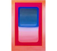 Kare Design Canvas Picture Tendency Pink, Neon, Abstract Wall Art, Modern Design, Decorative Home Accessories for Living Room, Bedroom, 55x75cm (HxW)