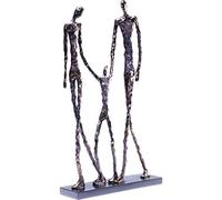 Kare Design Deco Figurin Elements Happy Family, Grey, Room Decor, Decorative Home Accessories for Living Room, Bedroom, Hallway, 47x31x8 cm (H/W/D)