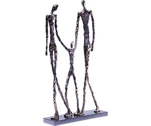 Kare Design Deco Figurin Elements Happy Family, Grey, Room Decor, Decorative Home Accessories for Living Room, Bedroom, Hallway, 47x31x8 cm (H/W/D)