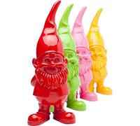 Kare Design Deco Figurine Dwarf Set 4pcs, Multicolor, 46x18x16 cm, Decorative Object, Funny Dwarfs Motif as Shelf or tabletop Decor, Living Room, Bedroom