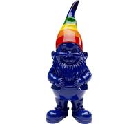 Kare Design Deco Figurine Gnome Rainbow, Blue, Statue, Modern, Gift Idea, Decorative Home Accessories, Room Decor, Home Decor for Living Room, Bedroom, Home Office, 21x8x8 cm (H/W/D)