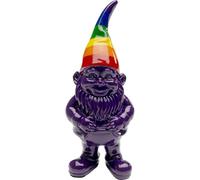 Kare Design Deco Figurine Gnome Rainbow, Purple, Modern, Statue, Gift Idea Decorative Home Accessories, Room Decor, Home Decor for Living Room, Bedroom, Home Office, 11x5x4 cm (H/W/D)