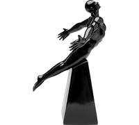 Kare Design Deco Figurine Jumper, Black, 37x32x30cm, Decorative Object, Hand-Painted, Elegant, Modern, Jumper Motif for Shelf Accent, Living Room, Bedroom