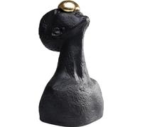 Kare Design Deco Object Balancing, Black, Elegant, Handmade, Each Piece Unique, Statue, Gift Idea, Decorative Home Accessories, Home Decor, Room Decoration for Living Room, 53x36x30 cm