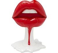 Kare Design Deco Object Hot Lips 26cm, Red, White, Modern, Statue, Gift Idea, Decorative Accessories, Decoration, Home Decor for Living Room, Bedroom, Office, 26x21x14 cm