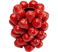 Kare Design Deco Vase Strawberries, Red, Decorative Vase for Flowers, Modern, Room Decor, Home Decor, Table Decoration for Living Room, Bedroom, Home Office, 24x21x21 cm (H/W/D)