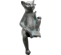 Kare Design Decorative Figure Cats Life, Grey/Black, Accessory, Living Room, Decoration for Shelves or Sideboards, Decorative Skultpur, Decoration, 28 x 12 x 6 cm (H x W x D)