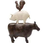 Kare Design Decorative Figure Farm Animals, Multi-Colour, Decorative Object, Home Accessories, Animal Motif, Handmade, 34 x 26 x 7 cm (H x W x D)