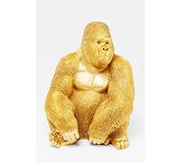 Kare Design Decorative figurine Monkey Gorilla Side XL, Gold, 75x59x55 cm, Decorative object, Design, Home decor, Gorilla-motif, Home design, Decoration, Home trend, Gift, Table decor, Living room