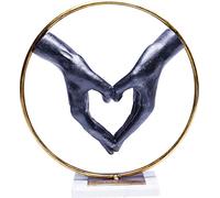 Kare Design Elements Heart Decorative Object, Multicoloured, Gift Idea, Room Decor, Home Accessoires for Hallway, Living Room, Bedroom, 34x32x11 cm (H/W/D)