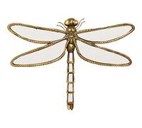 Kare Design Wall Decoration Dragonfly Mirror, Gold, Wall Art, Handmade, Wall Accessoires for Living Room, Childrens Room, Floor, Dining Room, 27x35x4 cm (H/W/D)