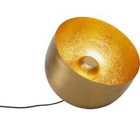 Kare Design Floor Lamp Apollon Smooth, Gold, Diameter 35cm, Metal, Ground Lights, Decoration Light, Home Decor, Decorative Lighting for Living Room, Bulb Not Included