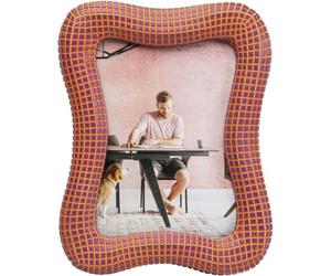 Kare Design Frame Photo Wavy, Orange, 13x18 cm, Freestanding