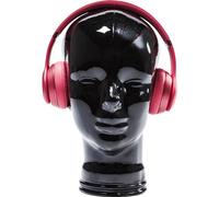 KARE Design Headphone Mount, Black, Recycled Lacquered Glass, Modern Headphone Stand, Headset Holder, Room Decor, Decoration for Living Room, Office, Hallway, 29x21x21 cm