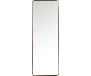 Kare Design Mirror Curve, Brass, Steel, Glass Mirrored, Rectangular Shape, Modern, Home Decor, Large Wall Mirror for Living Room, Hallway, Bedroom, Office, 200x70x5 cm (H/W/D)