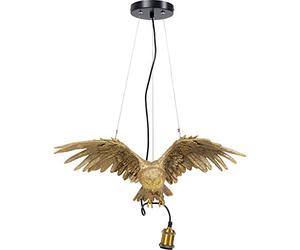 Kare Design Pendant Light Animal Owl, Gold, 60x57x14 cm, Pendant lamp, Ceiling Light, Home Lighting, Modern, no Bulb Included, Living Room