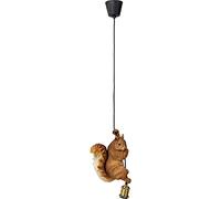 Kare Design Pendant Light Animal Squirrel, Brown, 38x20x14 cm, Pendant lamp, Ceiling Light, Home Lighting, Squirrel Motif, no Bulb Included, Living Room
