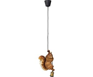 Kare Design Pendant Light Animal Squirrel, Brown, 38x20x14 cm, Pendant lamp, Ceiling Light, Home Lighting, Squirrel Motif, no Bulb Included, Living Room