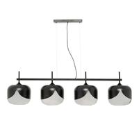 Kare Design Pendant Light Smoke Goblet Quattro, Black, 143x129x25 cm, Pendant lamp, Ceiling Light, Home Lighting, no Bulb Included, Living Room
