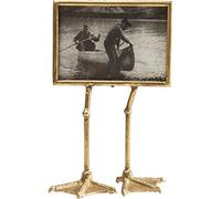 Kare Design Frame Duck Feet Horizont, Gold, Glass Clear, Room Decor, Extravagant, Picture Frame, Living Room, Bedroom, Hallway, Childrens Room, 38x19cm