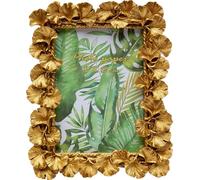 Kare Design Picture Frame Ginkgo Leaf, Gold, Photo 13x18 cm, Vertical, Modern, Decorative Home Accessories, Gift Idea, Decor for Living Room, Bedroom