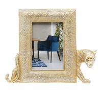 KARE Design Picture Frame Leopard, silver, 10x15 cm, deco object