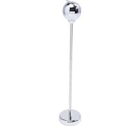 Kare Design Standing Ashtray, Spheric, Chrome, Outdoor Use, Height Adjustable, Stainless Steel, Retro, Modern Pedestal Ashtray with Lid, Terrace, Balcony, Garden, 72 x 14 x 14 cm (H x W x D)