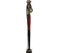 Kare Design Table Clock Gentleman Dog, Multicoloured, Statue, Gift Idea, Table Decoration, Room Decor, Home Decor for Living Room, Hallway, Bedroom, 146x20x20 cm