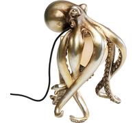 Kare Design Table Lamp Animal Octopus, Gold, Bedside Lamp, Elegant Lighting, Room Decor, Bedroom, Living Room, Bulb not Included, 34 x 22 x 26 cm (H/W/D)