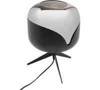 Kare Design Table Lamp Smoke Goblet Ball, Black, Height 35cm, Metal and Glass, Modern Home Decor, Decorative Lighting for Living Room, Bulb Not Included
