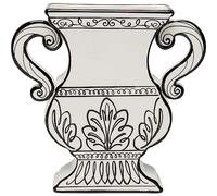 Kare Design Vase Favola, Black, height 23cm, Flower vase, Ceramic vase, Home decor, Ceramic, Modern, Home design, Interior, Decoration, Home trend, Gift, Table decor, Wall decor, Living room