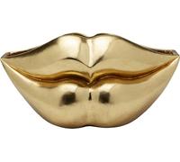 Kare Design Vase Lips Gold 30 cm Elegant Look Flower Vase for Dried Flowers Plant Pot Glamour
