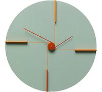 Kare Design Wall Clock Felice, Green, Diameter 30cm, Analog, Decorative, Room Decor, Home Decoration, Modern Clock for Living Room, Bedroom, Hallway, Home Office, Kitchen