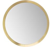 KARE Design Wall Mirror Arezzo, Brass, Round, Steel, Glass Mirrored, Diameter 100 cm, Modern, Room Decor, Home Decor for Living Room, Bedroom, Hallway, Office, Gold