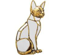Kare Design Wall Object Cat Mirror, Gold, Elegant, Wall-Mounted, Decorative Home Accessories, Gift, Room Decor, Home Decoration for Living Room, Bedroom, Hallway, Home Office, 38x24 x 5 cm