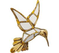 Kare Design Wall Decoration Hummingbird Mirror, Gold, Handmade, Room Decor, Decorative Home Accesoires for Livning Room, Bedroom, Hallway, Gift Idea, 32x27x4 cm (H/W/D)