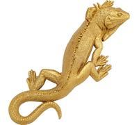 Kare Design Wall Object Lizard, Gold, Elegant, Wall-Mounted, Decorative Home Accessories, Room Decor, Home Decor for Living Room, Bedroom, Hallway, Kitchen, Home Office, 30x11x6 cm (H/W/D)