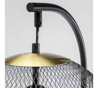 KARE Grato table lamp, PVC, steel, marble, height 62 cm