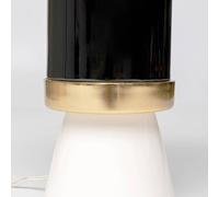 KARE Josy table lamp, white/black, steel, height 51 cm