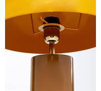 KARE Josy table lamp, yellow, steel, height 51 cm