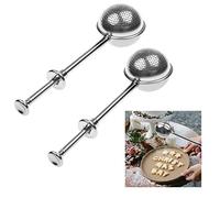 Kare & Kind 2X Baker's Dusting Wand for Baking, Sugar, Flour, and Spices, Powdered Sugar Shaker Duster Sifter for Baked Goodies, Cooking Baking Tool for Home Pastry Chefs
