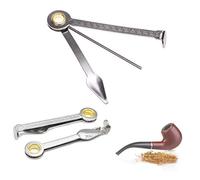 Kare & Kind 3in1 Smoking Pipe Tool - Tamper, Poker, Reamer - Effective Cleaning Tool - 2 Pack - Also Works for Shisha, Hookah, Water Pipe