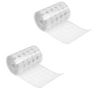 Kare & Kind Hook and Loop Coin- Sticky Back Self Adhesive Dots - 3/4 inch - 500pcs Hook & 500pcs Loop Coins (500 Pairs) White - Reusable Sticky Dots for Home. Office and School Use - Arts and Crafts