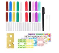 Kare & Kind Nasal Inhaler Tubes - Kit contains: 20 empty nasal inhaler tubes (with wicks), 20 extra wicks, 1 opening tool, 44 writable stickers, 2 mini droppers and 1 pen