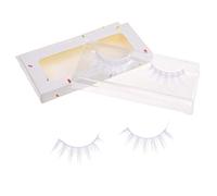 Kare & Kind White False Eyelashes - Lightweight and Natural Looking Fake Extensions - Ideal for Cosplays, Masquerades, Costume Parties, Photoshoots - Easy to Apply -2 Pairs