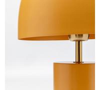KARE Loungy table lamp, orange, steel, height 38 cm