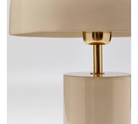 KARE Loungy table lamp, white, steel, height 38 cm