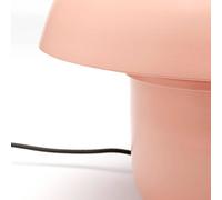 KARE Mushroom table lamp, orange, steel, height 27 cm