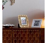 KARE picture frame Ginkgo, 10 x 15 cm, polyresin, gold-coloured